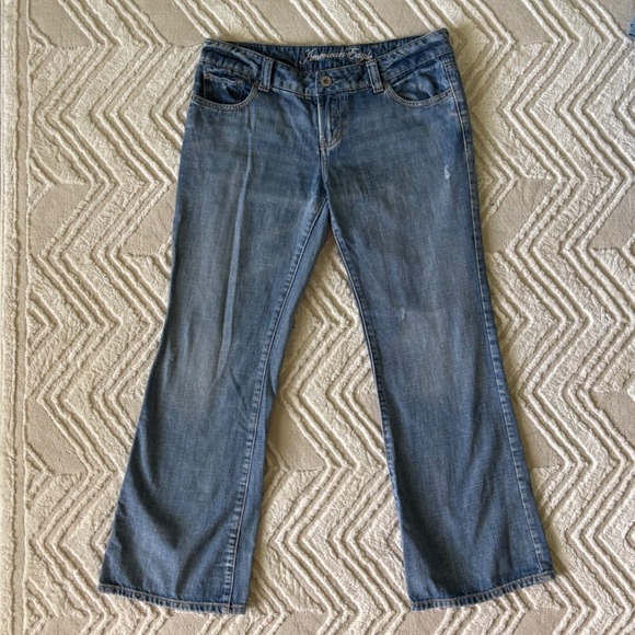 American Eagle Outfitters Pants - Y2K Low Rise American Eagle Light Wash Denim Flare Jeans